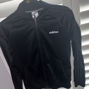 Adidas Black Zip-Up Jacket